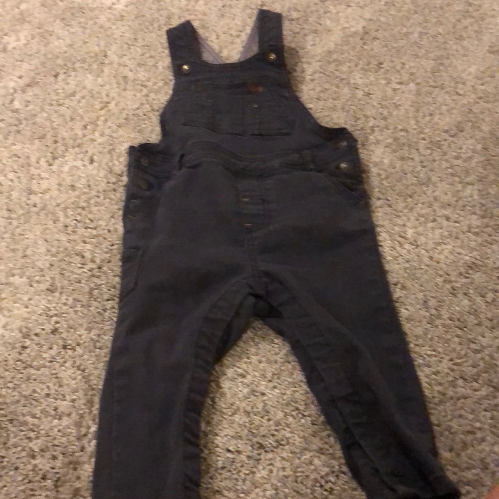 H and M boys dark blue overalls